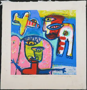 Henk Vierveijzer - Zeefdruk, Niet vliegen kopen? Bied vanaf 1!