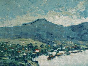 Clement van Vlaardingen - Ingelijst, olieverf op doek , “Bonn” – ca. 1960 kopen? Bied vanaf 75!