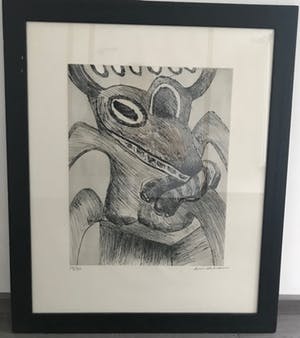 Bengt Lindstrom - la bête / zwart-witte ets kopen? Bied vanaf 245!