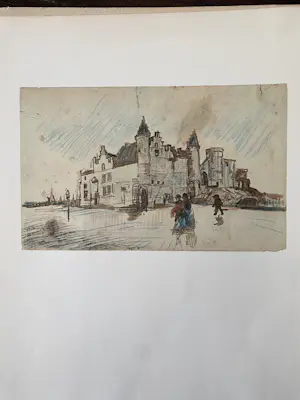 Vincent van Gogh - Acht tekeningen van Vincent van Gogh kopen? Bied vanaf 165!