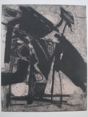 Albert Bitran - Ets "Noir Coupant" kopen? Bied vanaf 40!