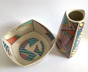 Rosenthal - vaas en schaal “Flash One” kopen? Bied vanaf 125!