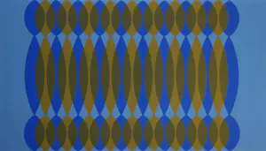 Dordevic Miodrag - Kinetische compositie - 1967 - Originele zeefdruk - Handgesigneerd kopen? Bied vanaf 100!