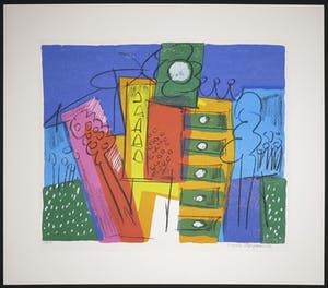 Frank Lengvenius - Zeefdruk, Zonder titel kopen? Bied vanaf 1!