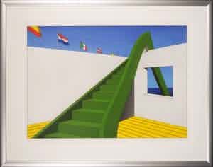 Marinus Fuit - Trap - ingelijst - groot - oplage van 60 verkocht voor € 50!