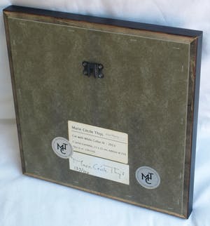 Marie Cecile Thijs - Ingelijste foto uit de serie 'White Collar', Cat with White Collar IV - 2013 kopen? Bied vanaf 1500!