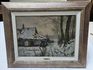 AcheterLouis Clesse - Hoeve in de sneeuw? Enchérissez de 325!
