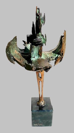 Wim Rijvers - Lente, bronzen beeld (unica, volledig gedocumenteerd) kopen? Bied vanaf 1295!
