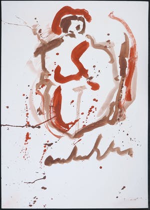 Anton Heyboer - Gouache, Z.T. Oermoeder kopen? Bied vanaf 100!