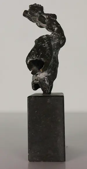 Gerard Engels - Brons, Vrouwentorso op hardstenen voet + 2 boeken kopen? Bied vanaf 250!