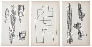 Siep van den Berg - Lot van drie abstracte composities kopen? Bied vanaf 1!