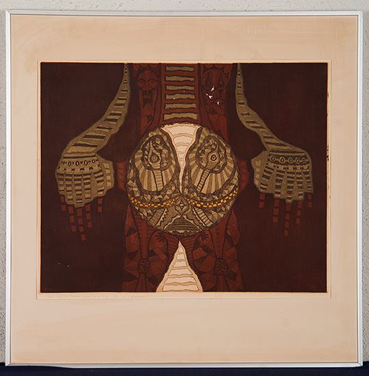 Cees van der Veer - Re-deformatie - Ets en kleuren aquatint op papier - oplage 2/5 - BKR Gouda -1981 kopen? Bied vanaf 10!