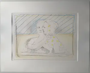 Co Westerik - handgesigneerde kleurenzeefdruk | 'Paar in landschap' | 1991 kopen? Bied vanaf 250!