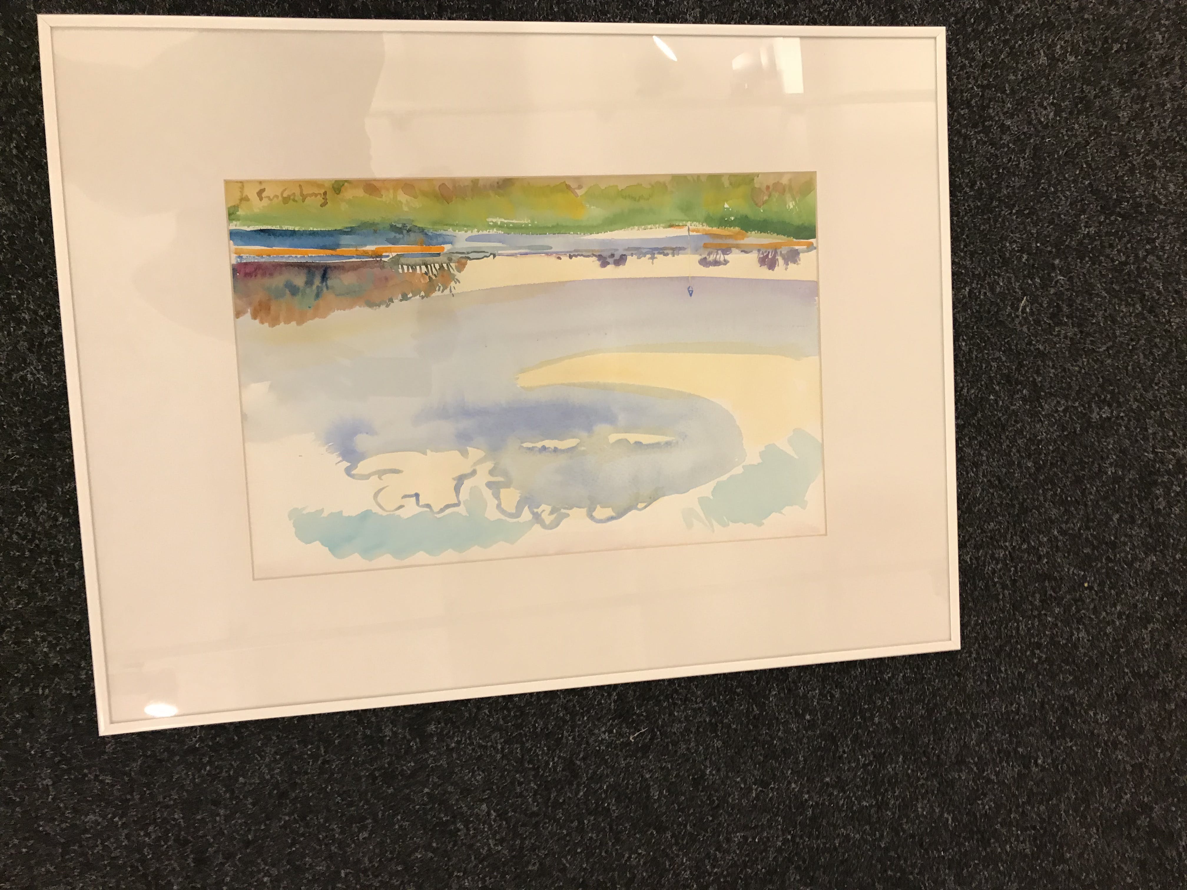 Freek van den Berg - Aquarel met lijst gesigneerd Parijs kopen? Bied vanaf 149!