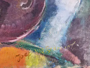 Joep Vogtschmidt - Groot jaren 50 olieverf op doek schilderij "musicerende clowns" gesigneerd kopen? Bied vanaf 81!