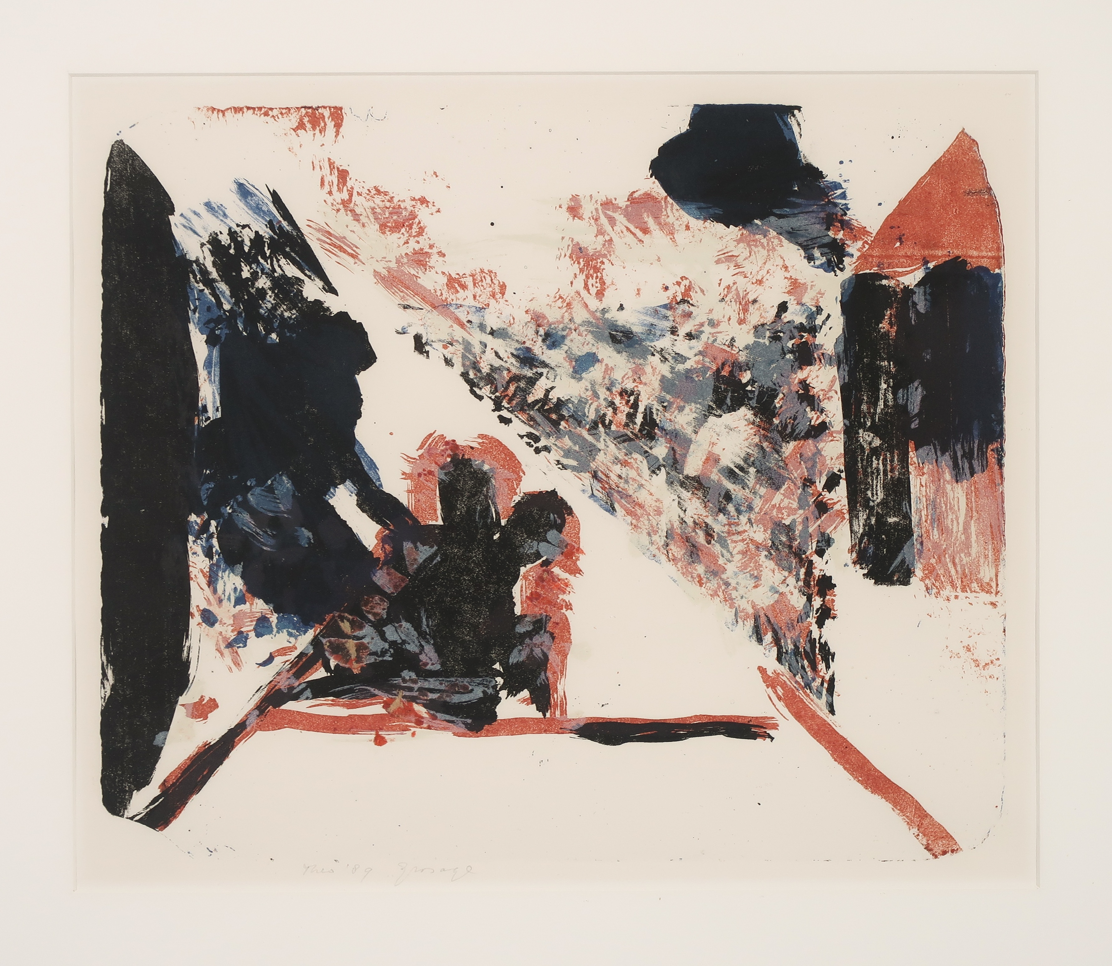 Theo Elfrink - Litho, Grosage I - Ingelijst kopen? Bied vanaf 1!