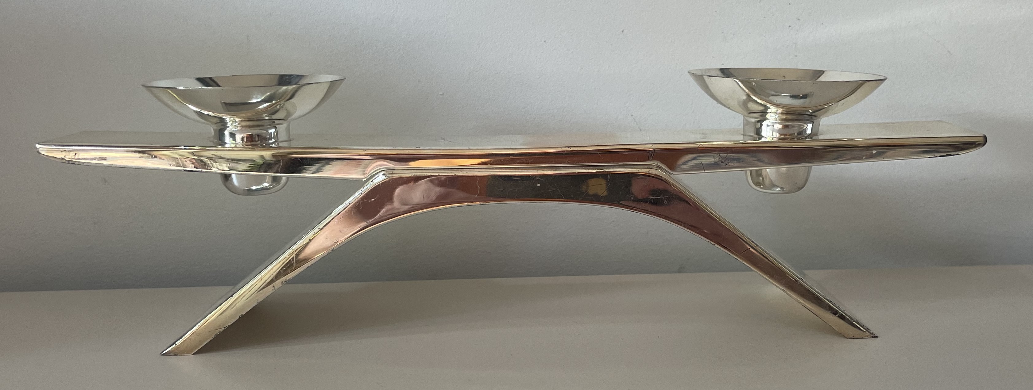 Kurt Radtke - Kandelaar in Bauhaus stijl ontworpen voor WMF kaufen? Bieten Sie von 30!