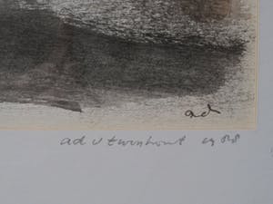 Ad van Turnhout - Intrigerend 1988 Abstract Sepia Aquarel "City Scape" gesigneerd kopen? Bied vanaf 20!