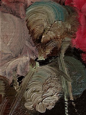 Niet of onleesbaar gesigneerd - Knap geschilderd Spaans impressionistisch olieverf stilleven Rozen - gesigneerd kopen? Bied vanaf 10!