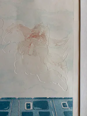 Leentje Linders - Flying above the clouds - Ingelijst (Groot) kopen? Bied vanaf 35!