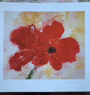 Armando - "Bloem", Giclée , E.A kopen? Bied vanaf 200!