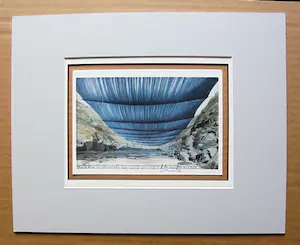 Christo - " Over the River " - Project for the Arkansas River " handgesigneerd inc. pptout kopen? Bied vanaf 109!
