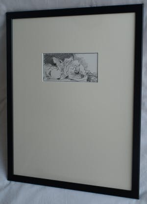 Fon Klement - Ingelijste tekening , Bloemstilleven 2 - 2000 kopen? Bied vanaf 80!