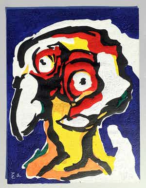 Karel Appel - Le Philosophe verkocht voor € 950!