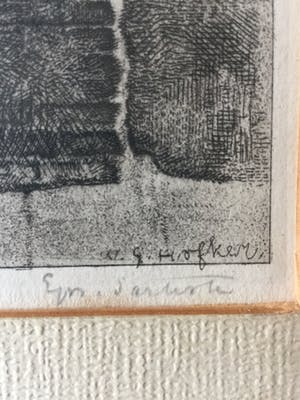 Willem Gerard Hofker - Prinsenhof en Oude Kerk te Delft kopen? Bied vanaf 80!