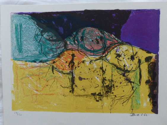 Mogens Balle - litho, fantasie in kleur verkocht voor € 150!