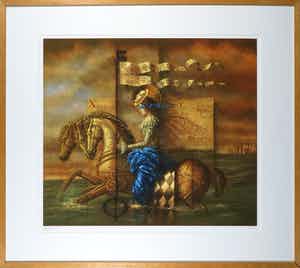 Jake Baddeley - Giclée, The Quest - Ingelijst verkocht voor € 35!