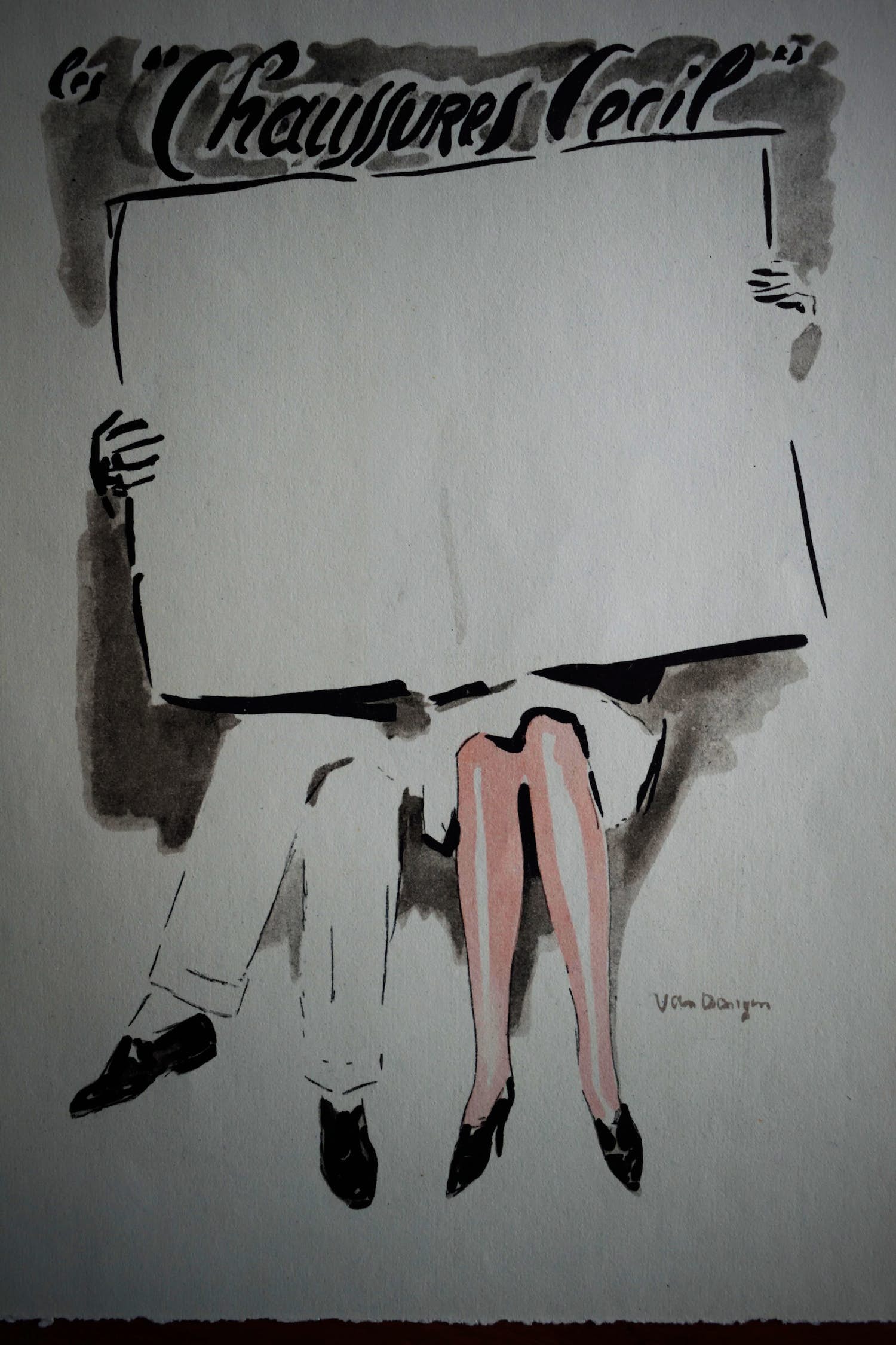 Kees van Dongen - litho - Chaussures Cecil - 1929 verkocht voor € 300!