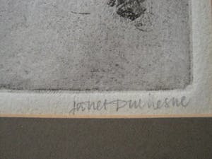 Niet of onleesbaar gesigneerd - Fraaie droge naald Ets - ringstaart Maki - zeer kleine oplage (6) - gesigneerd kopen? Bied vanaf 1!