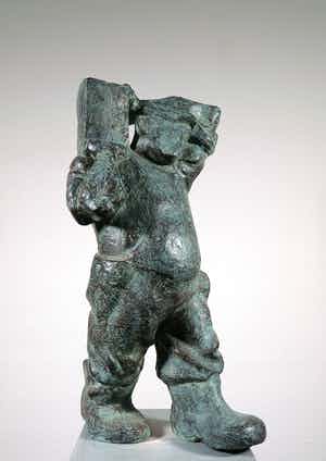 Theo Schreurs - Brons, D'n Upperman (Groot) verkocht voor € 1500!