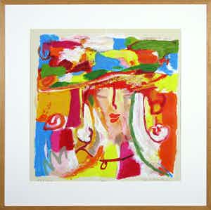 Marta Jedrysko - Zeefdruk, Seba - Ingelijst verkocht voor € 35!