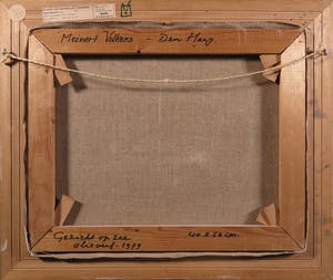 Meinert Volkers - Olieverf op doek, Duinlandschap met uitzicht op zee -Ingelijst kopen? Bied vanaf 125!