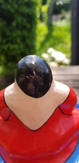 Ada Breedveld - Blue Elephant Hearts Large - Blauwe olifant met harten Large kopen? Bied vanaf 65!