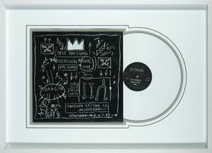 Jean-Michel Basquiat - Rammellzee, K-Rob: Beat Bop - White vinyl pressing - Ingelijst kopen? Bied vanaf 1!