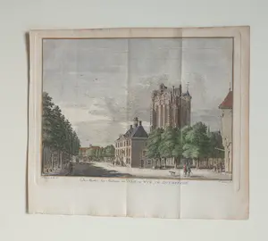 Isaac Tirion - Wijk bij Duurstede Tirion Oude Gravure 1755 kopen? Bied vanaf 25!