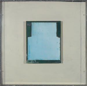 Niet of onleesbaar gesigneerd - Gemengde techniek, Zonder titel - Ingelijst kopen? Bied vanaf 1!