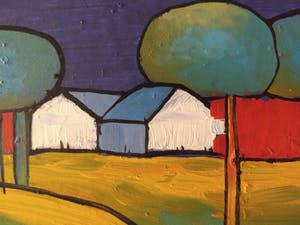 Berend Pasman - Surrealistisch landschap kopen? Bied vanaf 180!