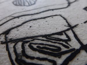 Corneille - Ets aquatint getiteld en e.a kopen? Bied vanaf 200!