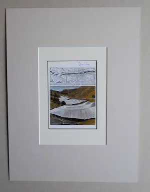 Christo - "OVER THE RIVER," - Project for the Rio Grande " - handgesigneerd in pptout kopen? Bied vanaf 99!