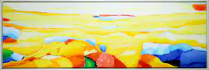 Saskia Bremer - Acryl op doek, Serra de Alcaria - Ingelijst (Zeer groot) vendu pour 120€ !