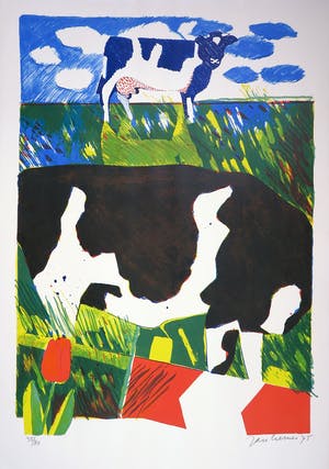Jan Cremer - Litho, Hollands Landschap nr. 1 kopen? Bied vanaf 150!