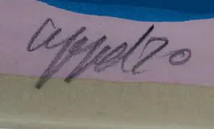 Karel Appel - Ingelijste kleurenlitho: ''dream colored head'' - 1970 (groot werk!) kopen? Bied vanaf 1395!