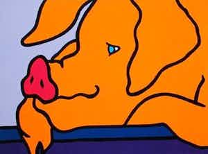 Shunyam - Kleurenzeefdruk DREAMING Handgesigneerd. verkocht voor € 85!