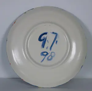Gertie Janssen - Set van drie handbeschilderde keramieken borden kaufen? Bieten Sie von 70!