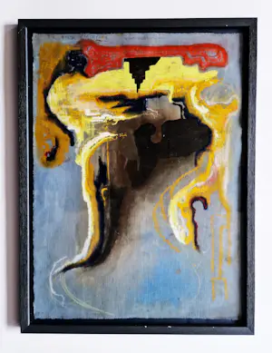 Henk van Woerden - Grote gemengde techniek (o.a. Pastel) - gesigneerd - fraai ingelijst kaufen? Bieten Sie von 130!