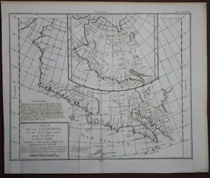 AcheterGilles Robert de Vaugondy - Carte DE LA CALIFORNIE et des Pays Nord - Ouest? Enchérissez de 70!